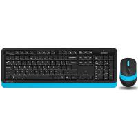 A4 TECH FG1010 USB KABLOSUZ Q MULTIMEDIA KLAVYE MOUSE SET MAVİ